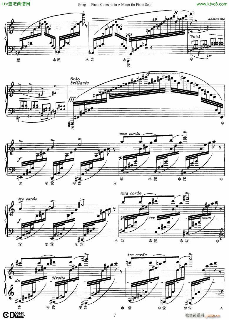 Grieg Piano Concerto solo arr 2 byGrieg(����V)7