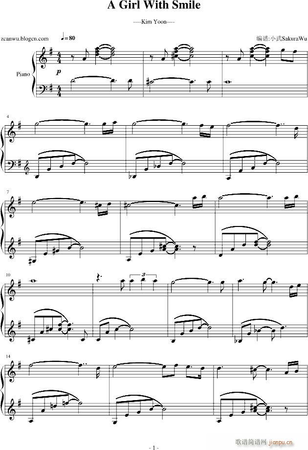 A girl with smile(����V)1