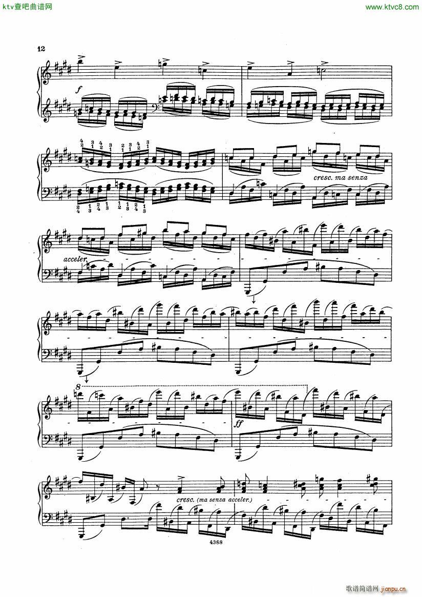 Bortkiewicz Op29 12 Etudes Nouvelles Book 1(����V)11