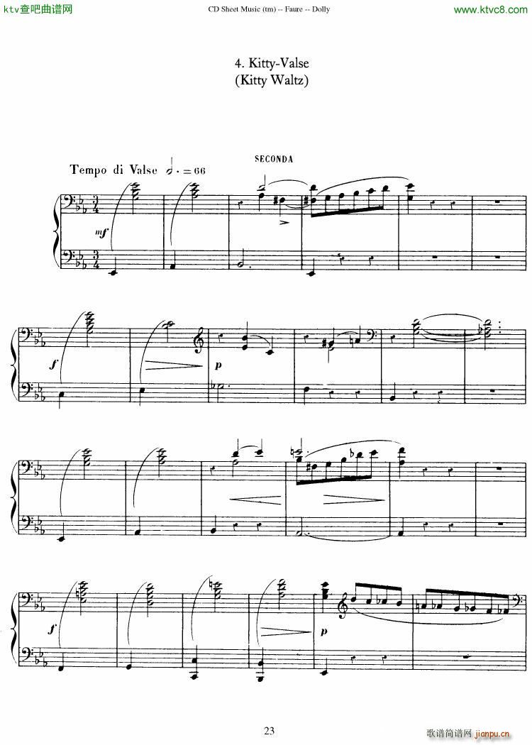 Faur�� op 56 Dolly Suite(����V)24