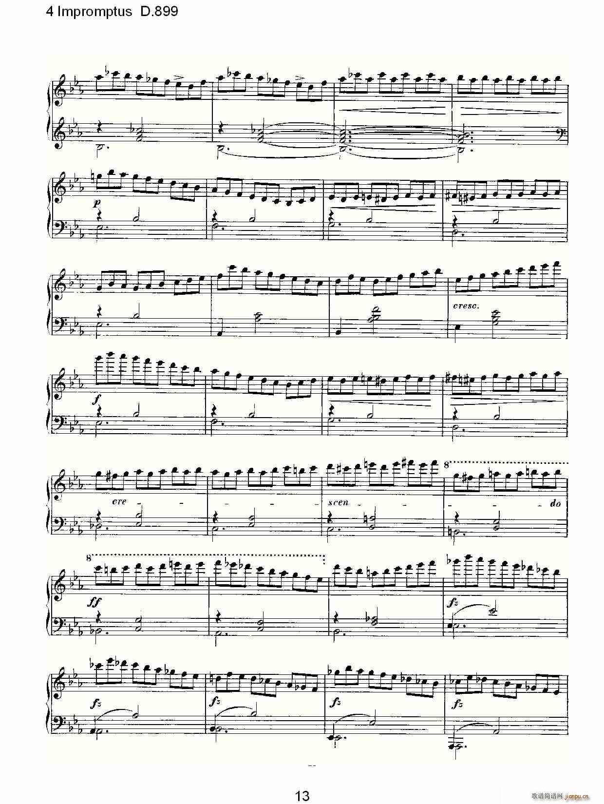 4 Impromptus D.899(ʮ�ּ�����)13