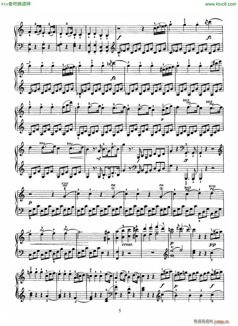 Haydn Piano Sonata No 35 In C(����V)5
