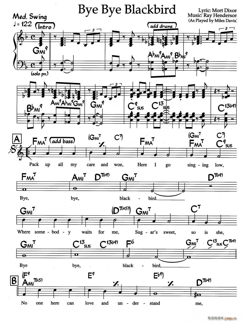 Bye Bye Blackbird ��ʿ�����(����V)1