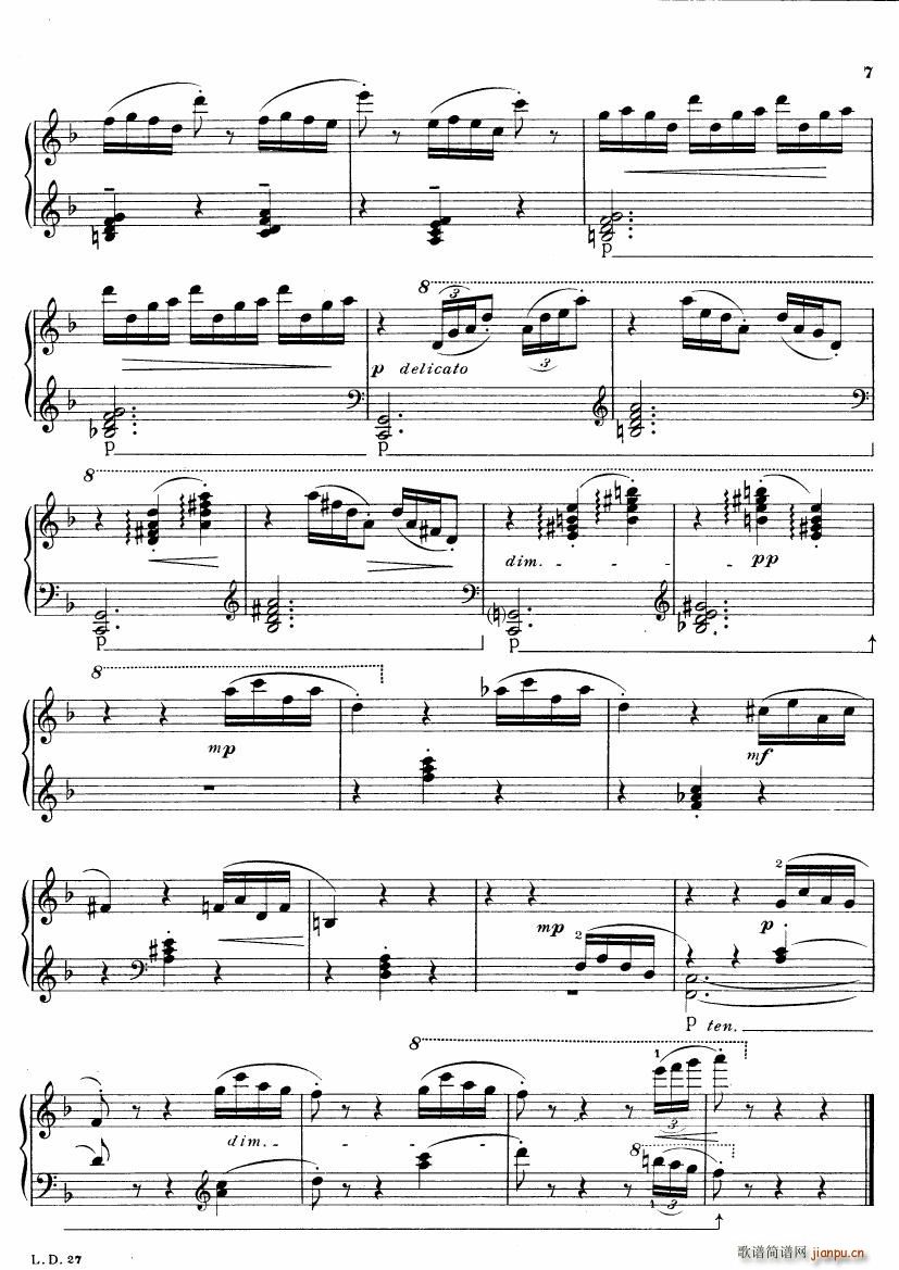 Bowen Ripples A short sketch Op 100 No 1(����V)6