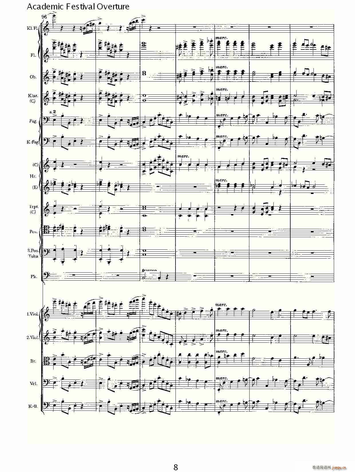 Academic Festival Overture(ʮ�ּ�����)8