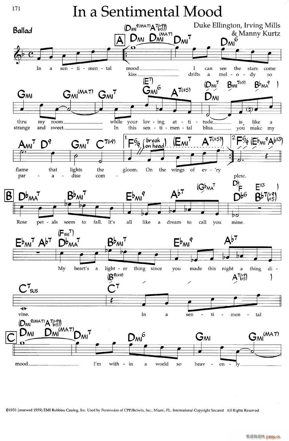 In a Sentimental Mood ������(ʮ�ּ�����)1