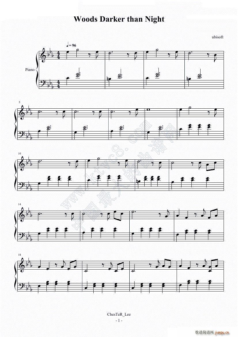 ���� Woods Darker than Night(����V)1