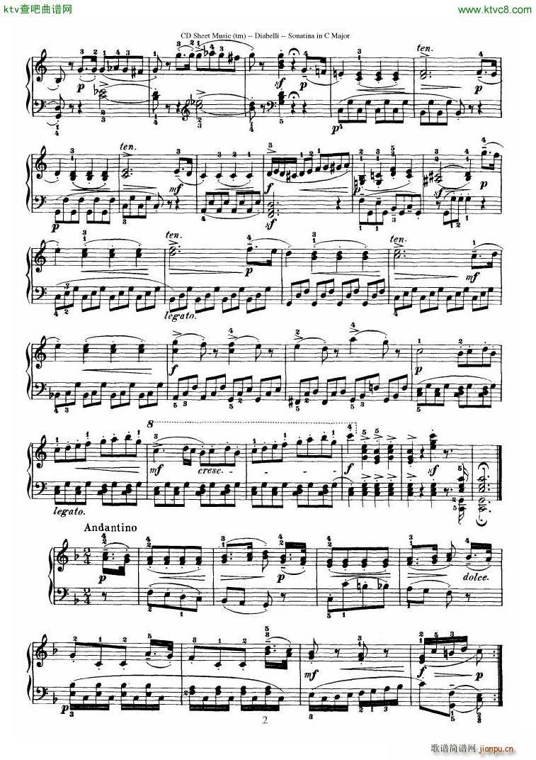 Diabelli Sonatinas Op 168 No 1 7 34P(����V)10