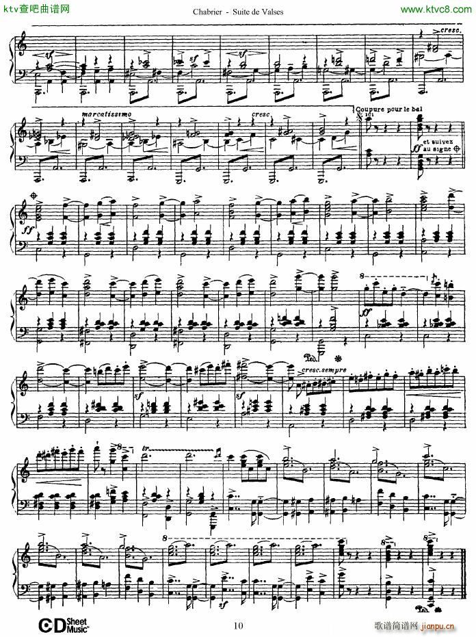 Chabrier Suite de Valses(����V)10