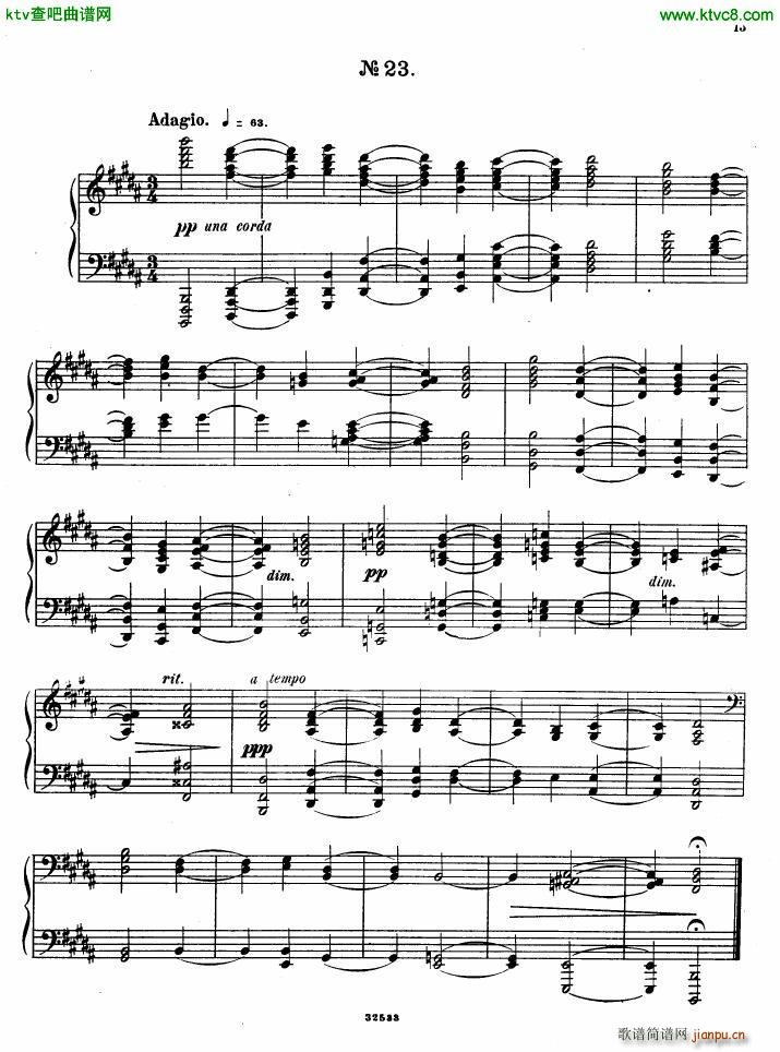 Gliere 25 Preludes op30 Book5(����V)11