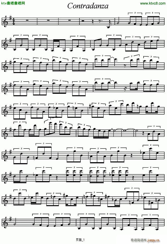 Contradanza �������(ʮ�ּ�����)1