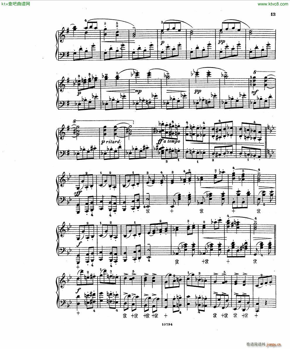 Fuchs Robert Improvisation pour clavier op 11(����V)11