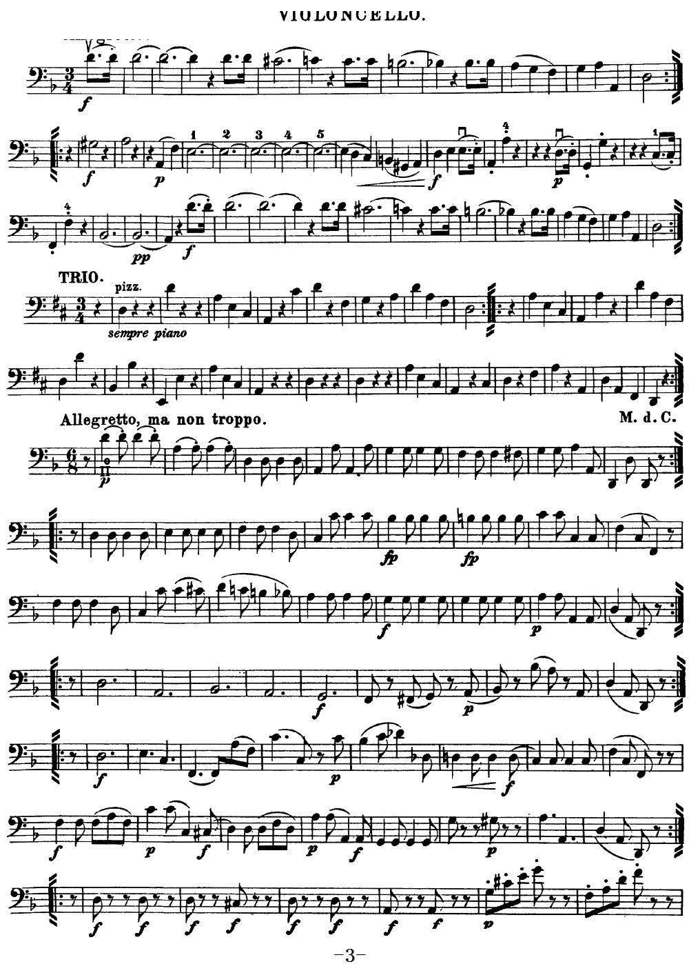 Mozart Quartet No 15 in D Minor K 421 Cello(ʮ�ּ�����)3