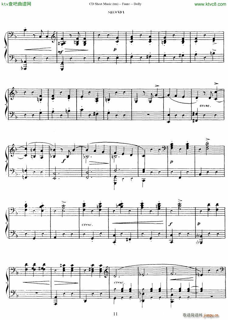 Faur�� op 56 Dolly Suite(����V)12