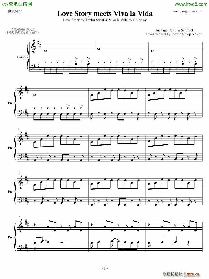 Love Story meets Viva la Vida ��٪���(����V)1