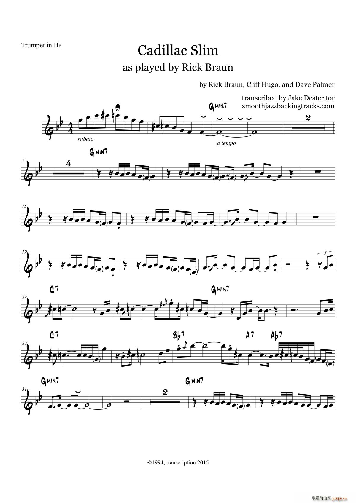 Cadillac Slim Rick Braun Trumpet Trumpet in Bb(ʮ�ּ�����)1