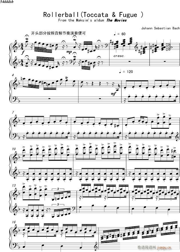 Rollerball Toccata Fugue �п����c�x��(����V)1