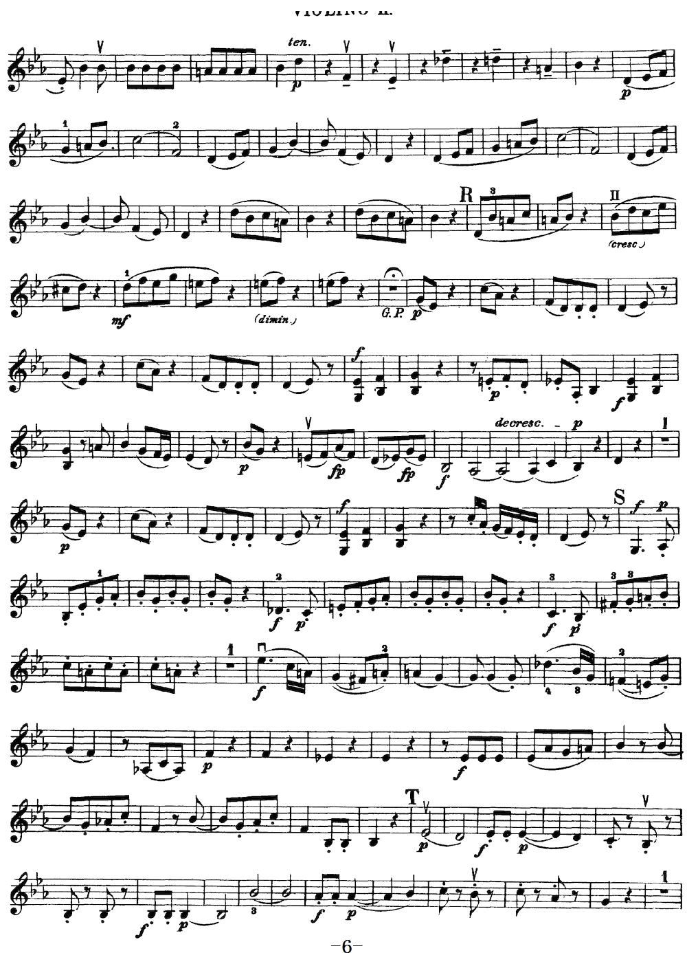 Mozart Quartet No 16 in Eb Major K 428 Violin 2(ʮ�ּ�����)6