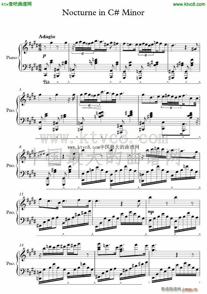 ������֧�� Nocturne in C Minor(����V)1