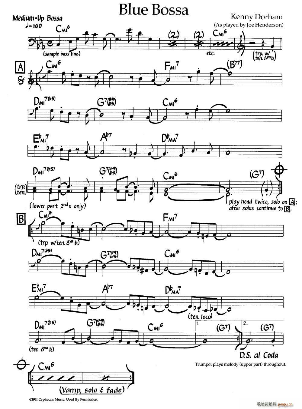 Blue Bossa ��ʿ�����(����V)1