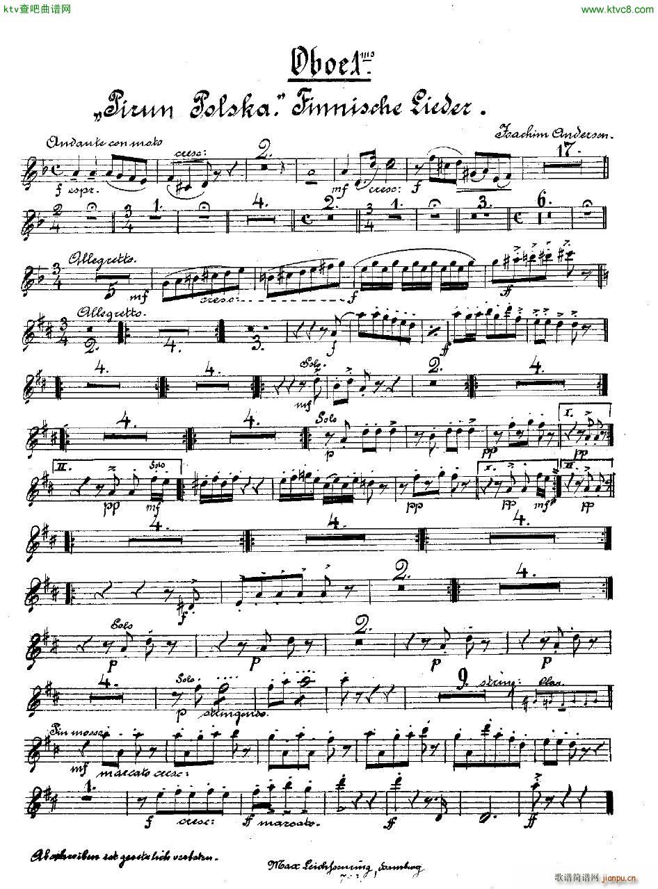 Andersen op 49 Pirun Polska orch(����V)13