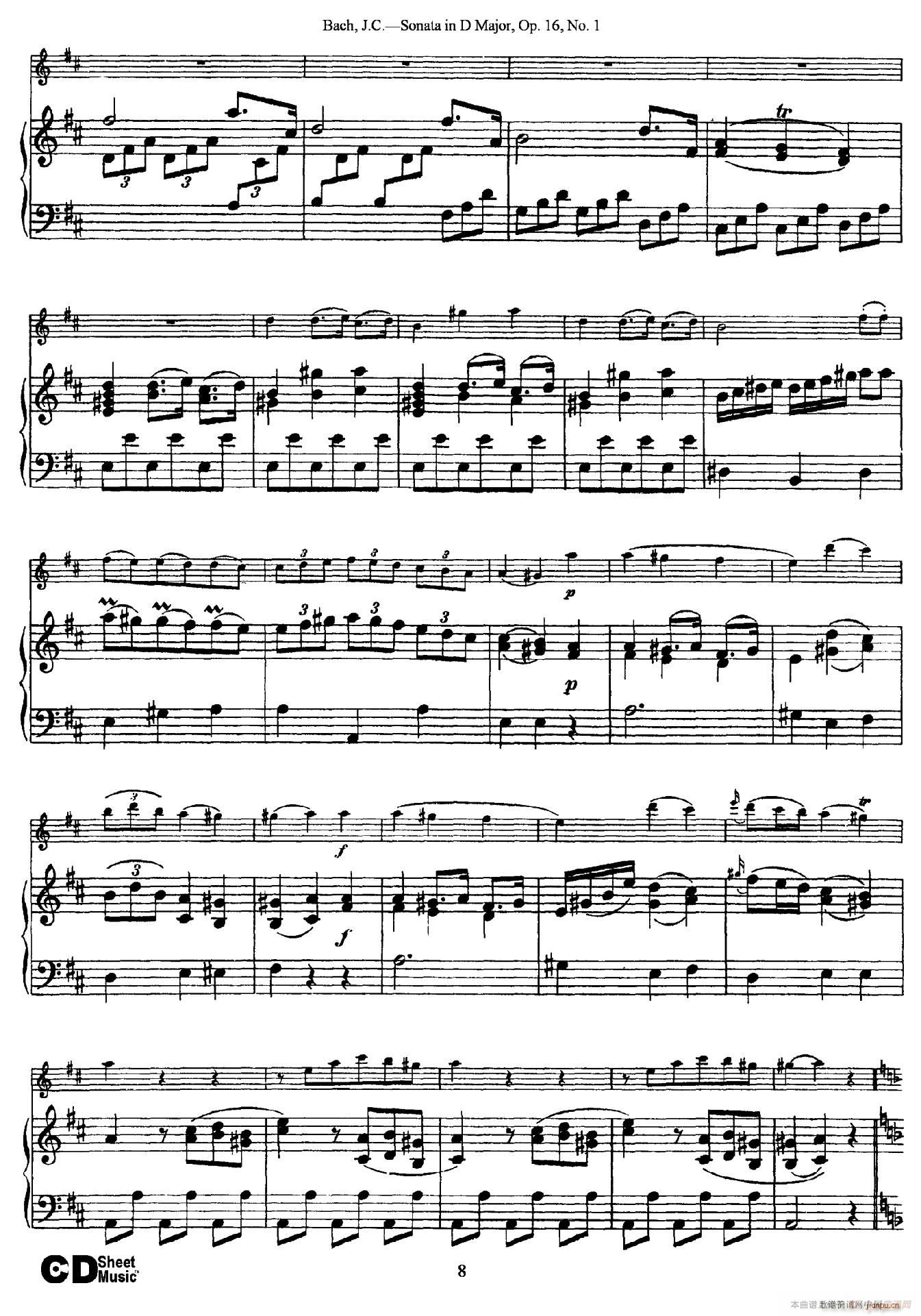 Sonata in D Major Op 16 No 1 ��ٰ���(����V)8