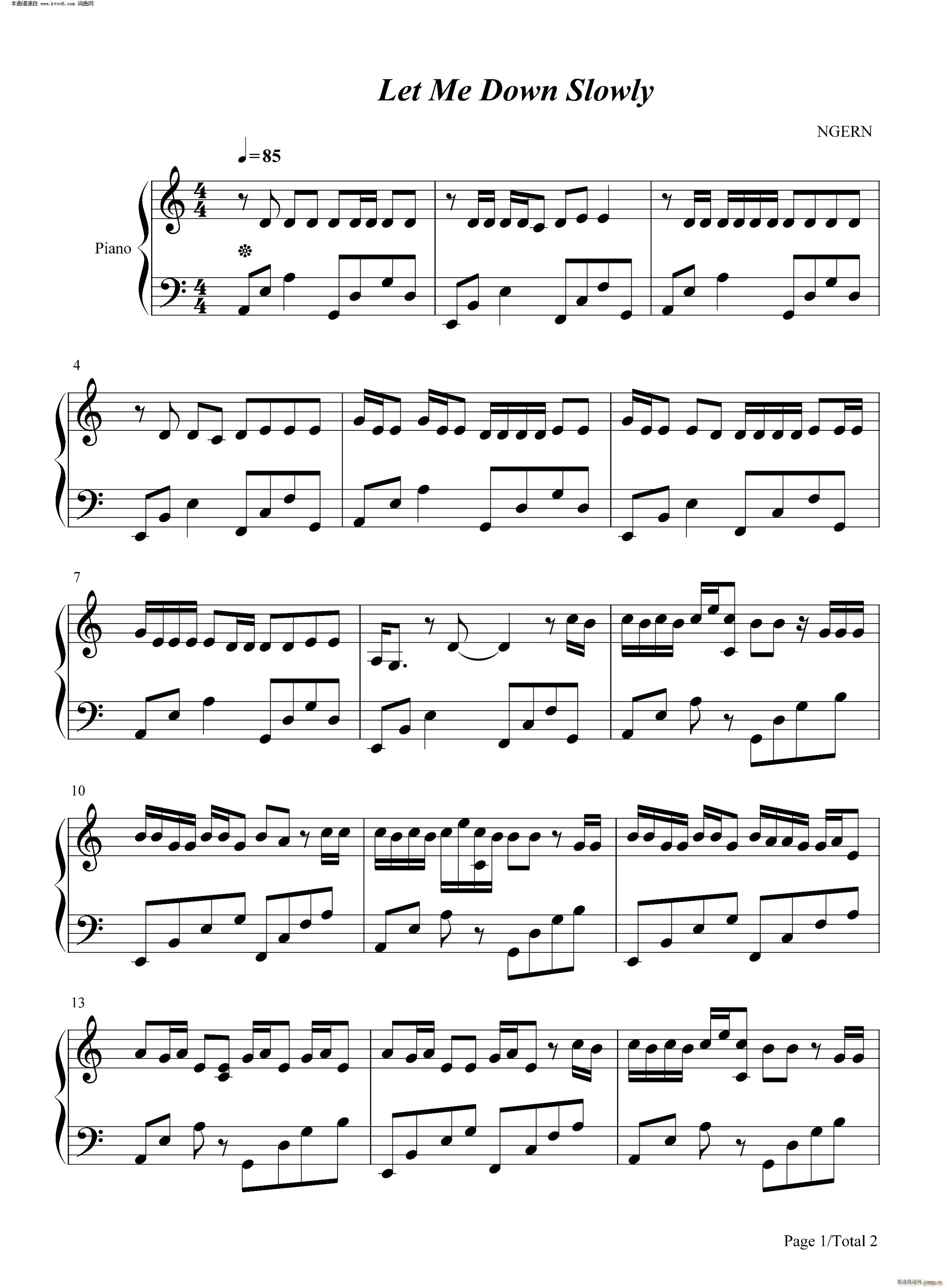 Let Me Down Slowly C�{��(ji��n)�ΰ�(����V)1