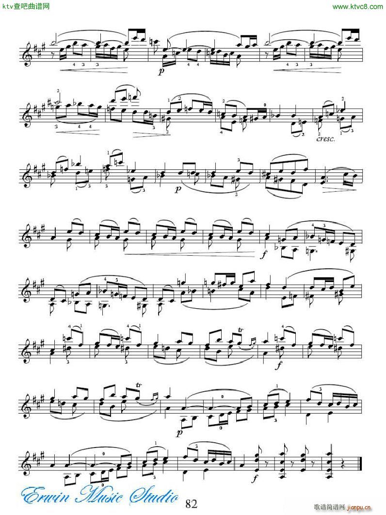 ���R�ɠ� 42�׾�����Rudolphe Kreutzer 42 Studies 35 42(ʮ�ּ�����)11