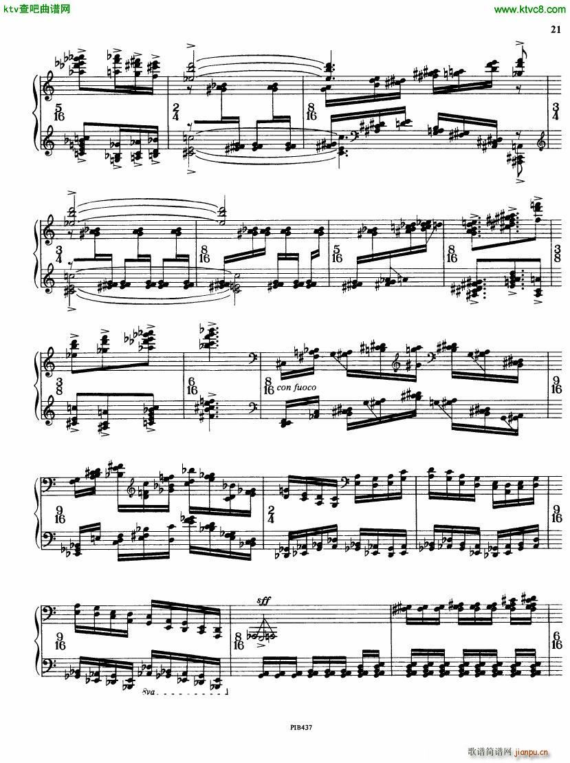 Ginastera op 53 Sonata No 2(����V)21
