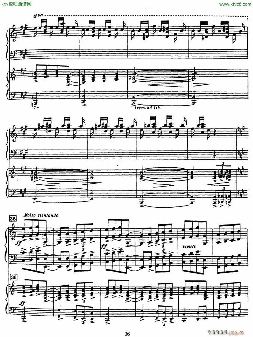 Rhapsody in Blue in Bb major Duet(����V)36