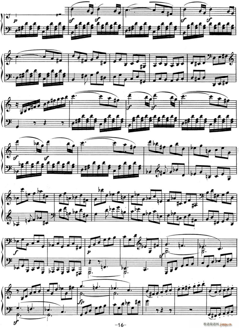 ؐ���������Q��03 C���{ Op 2 No 3 C major(����V)16