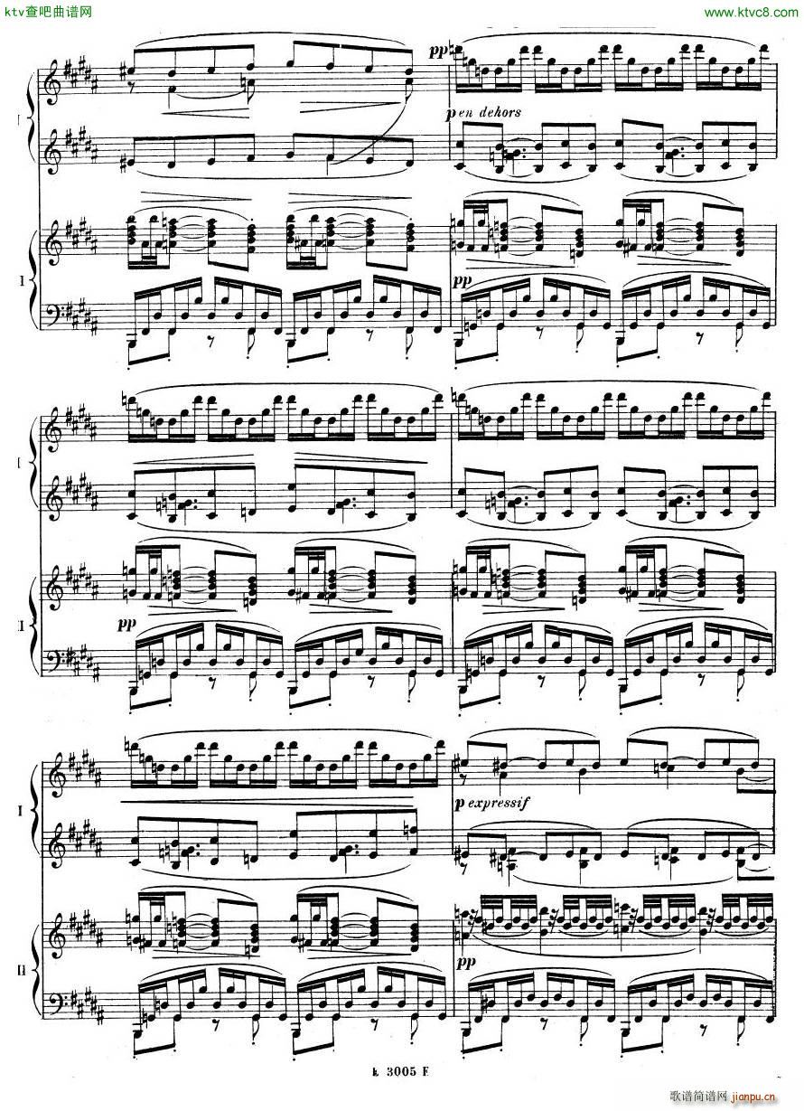 Debussy Ravel 3 Nocturnes 2pno(����V)36