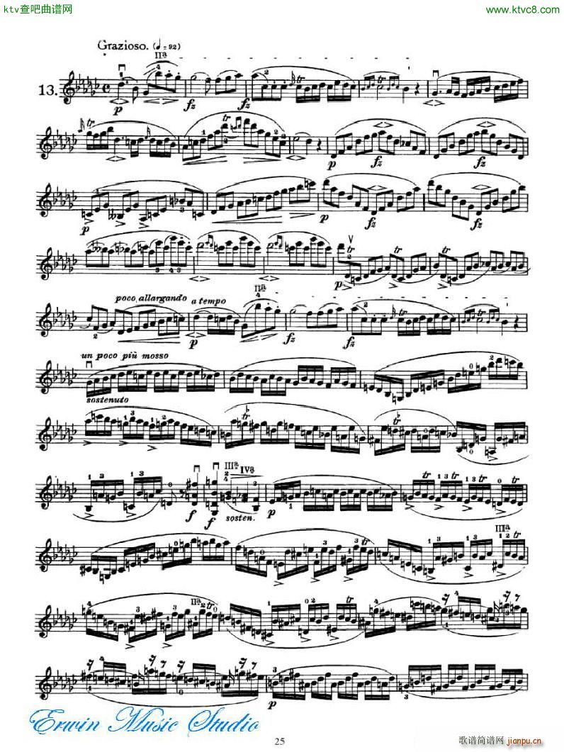 �_�� 24���S����Pierre Rode 24 Caprices 18 34(ʮ�ּ�����)8