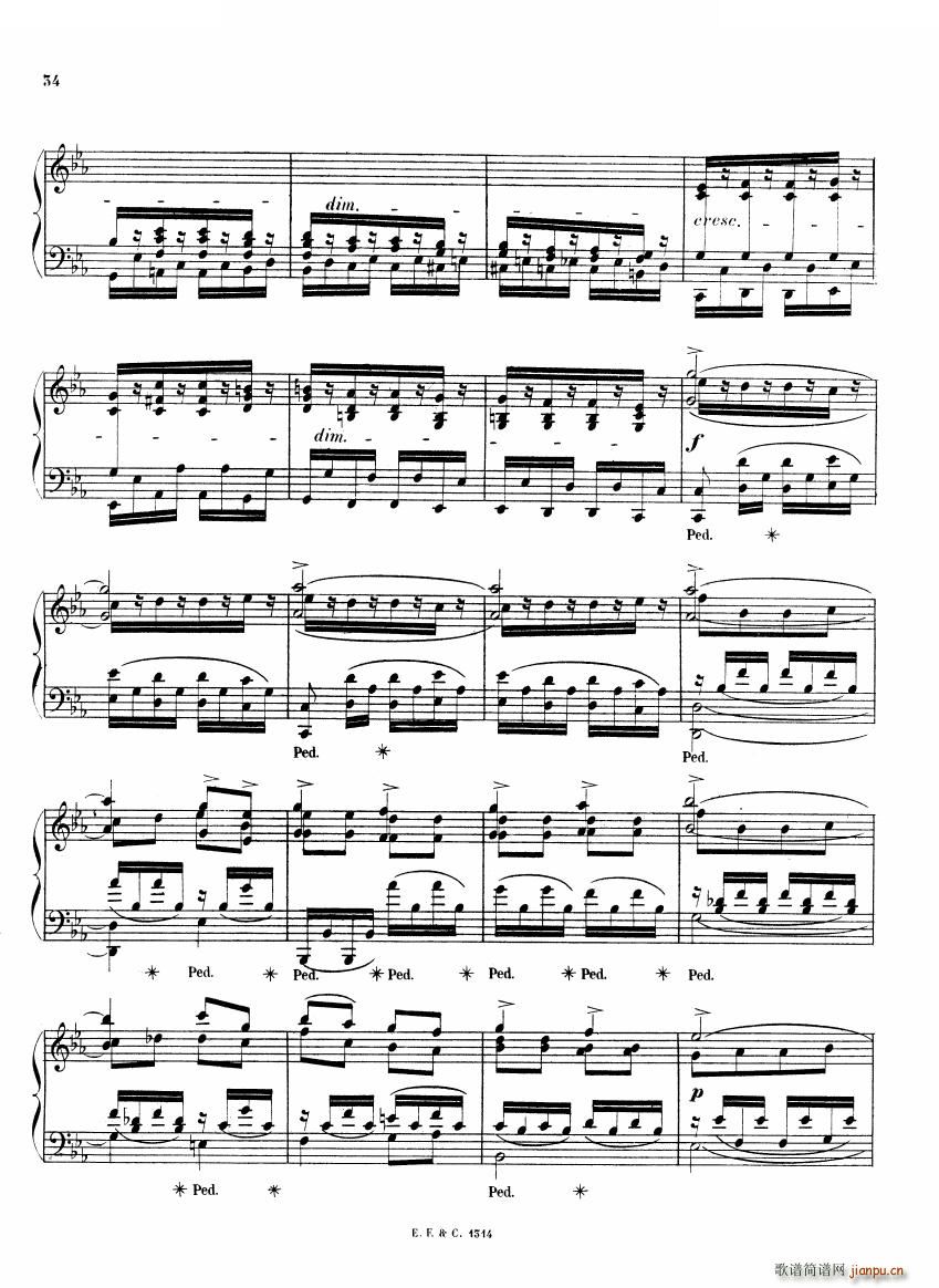 Chaminade 6 Etudes Op35 һ 6 Etudes Op35 һ(ʮ�ּ�����)34