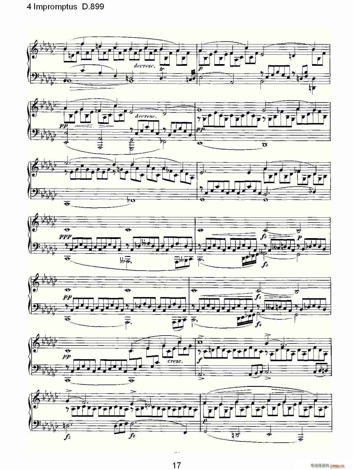 4 Impromptus D.899(ʮ�ּ�����)17