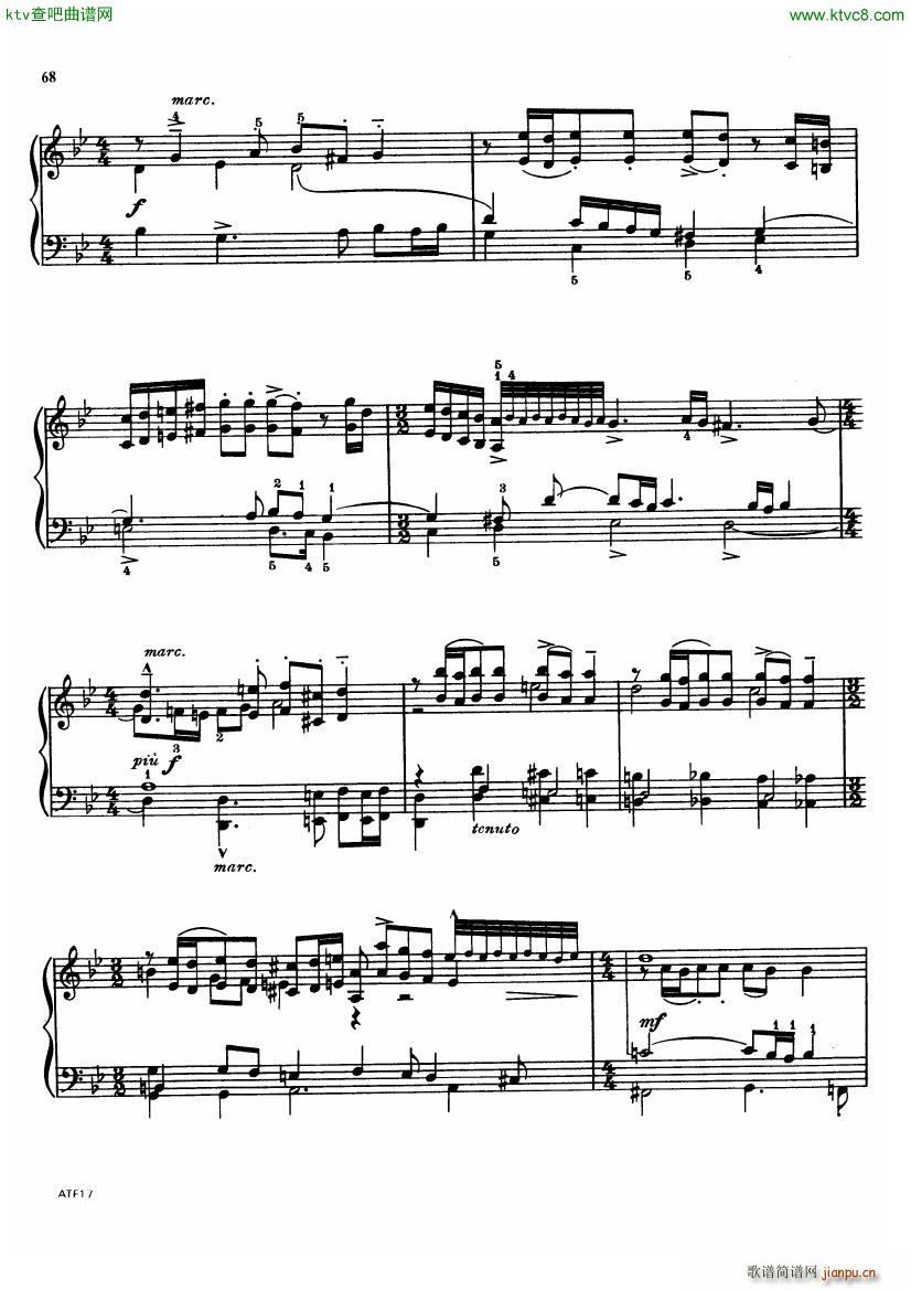 Frescobaldi Arr Bartok Fuga In G Piano Solo(����V)3
