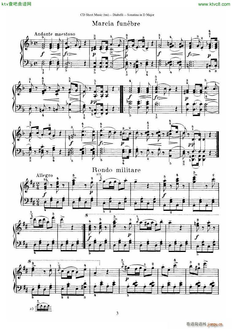 Diabelli Sonatinas Op 168 No 1 7 34P(����V)21