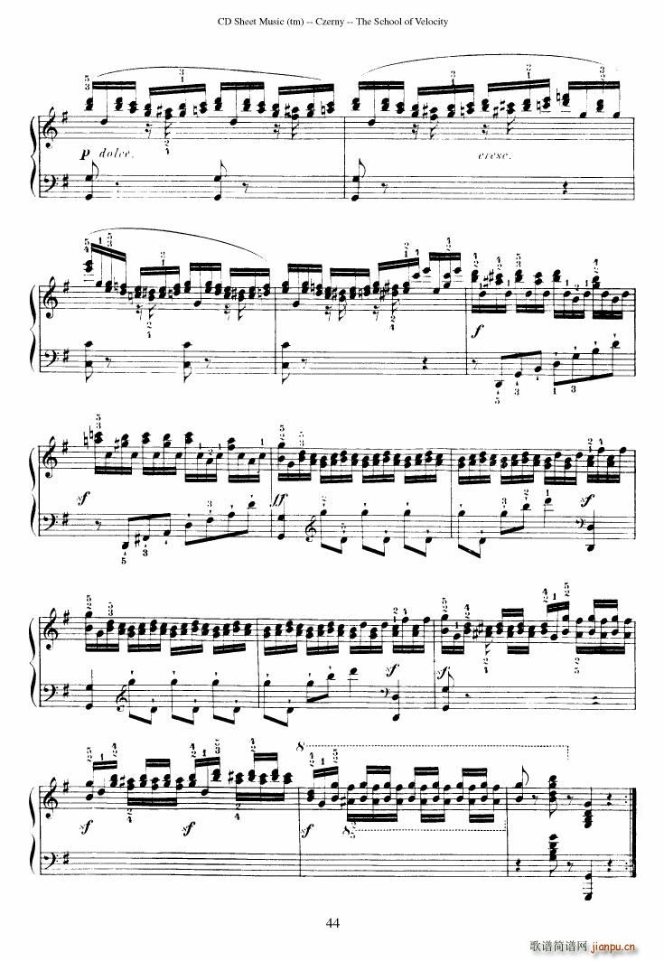 Czerny op 299 Schule der Gel ufigkeit 2(����V)44