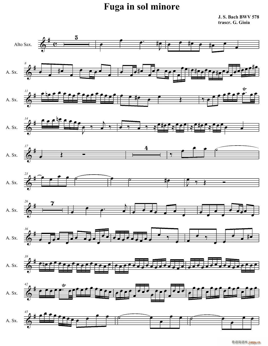 Fuga in sol minore ������֮�����_��˹(���V)1