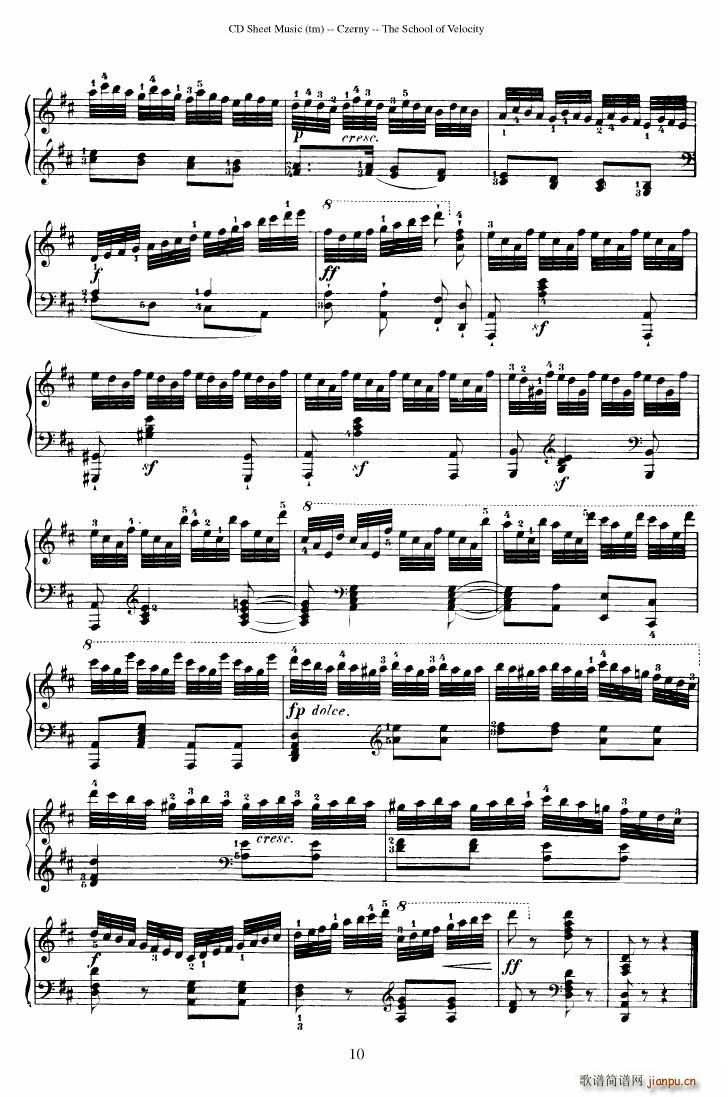 Czerny op 299 Schule der Gel ufigkeit 2(����V)10