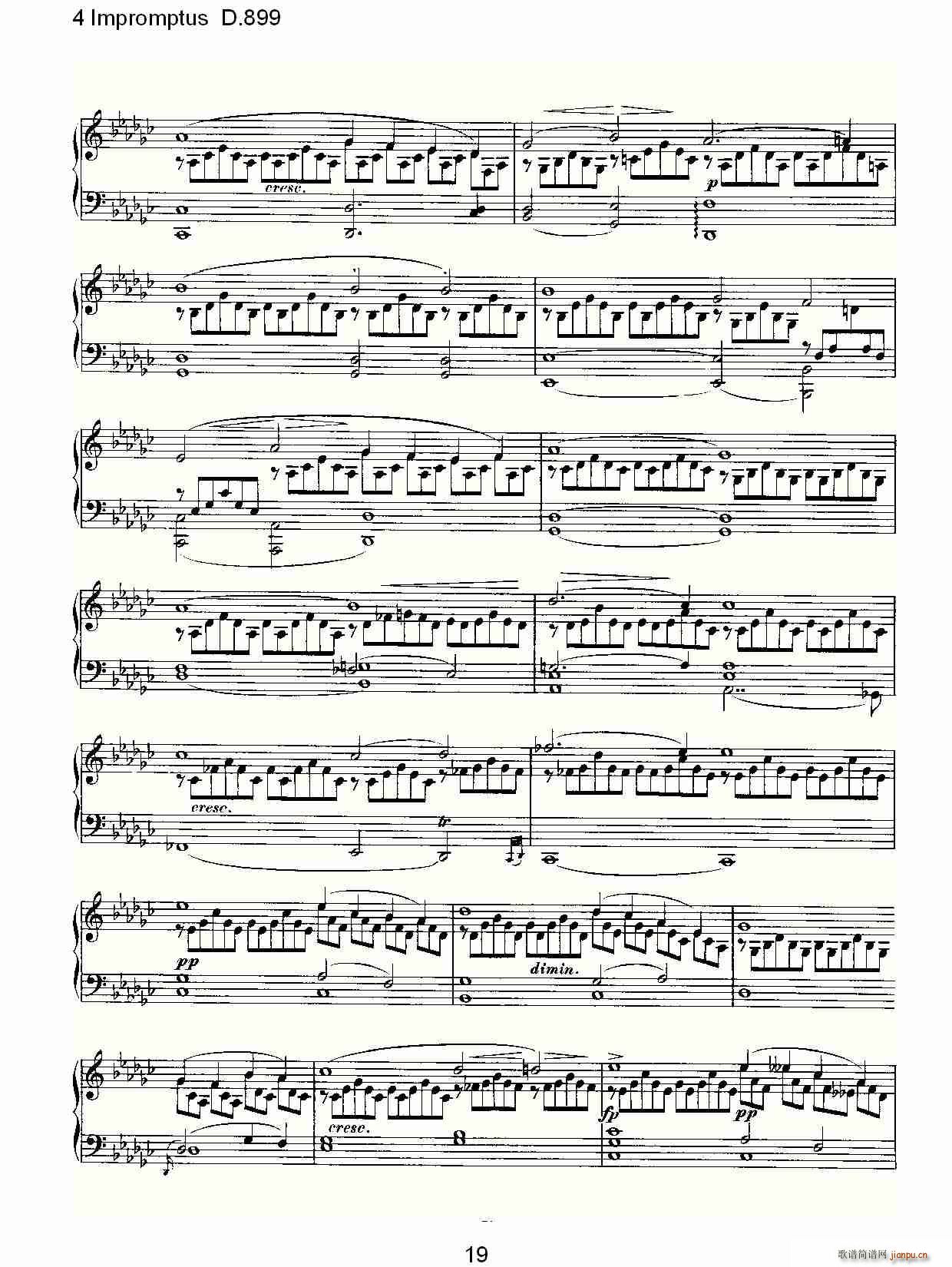 4 Impromptus D.899(ʮ�ּ�����)19