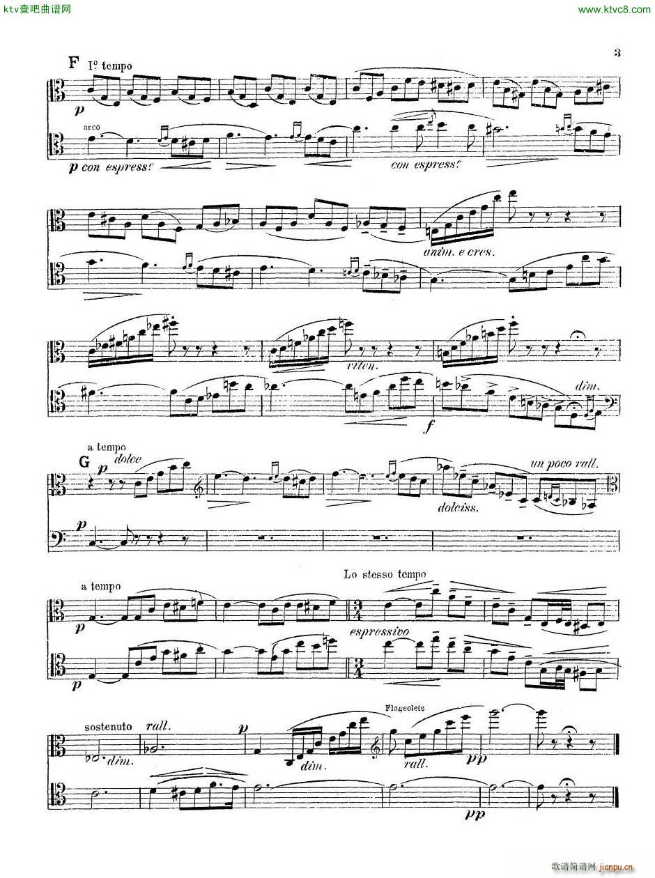 Drigo Meditation Viola Cello Piano(����V)10