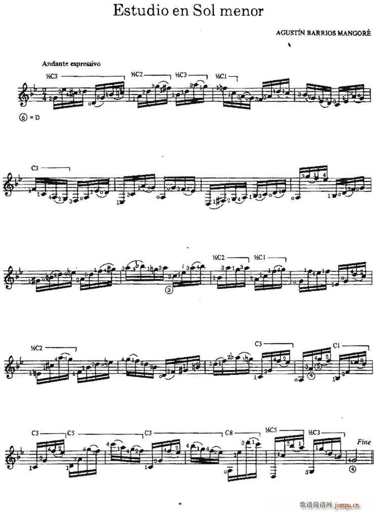 Estudio en Sol menor �ŵ伪��(�����V)1