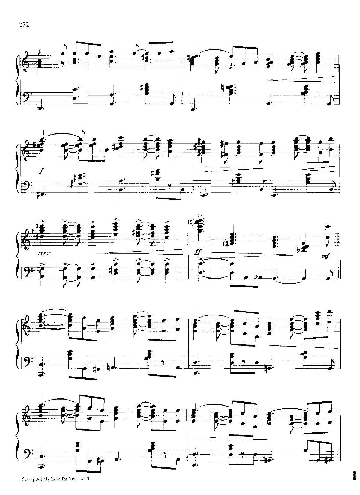 SAVING ALL MY LOVE FOR YOU Dan Coates �������{ ��(����V)3