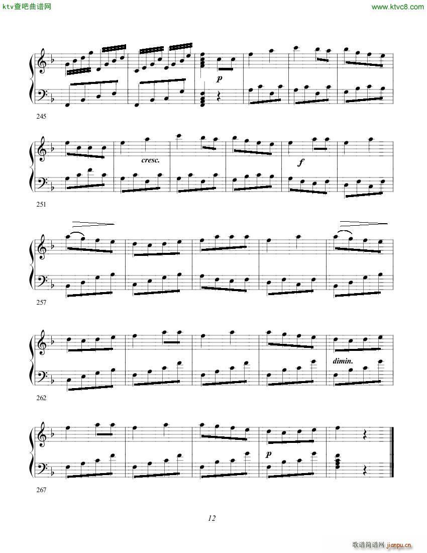 Clementi op 1a No 1 Sonate F major(����V)12