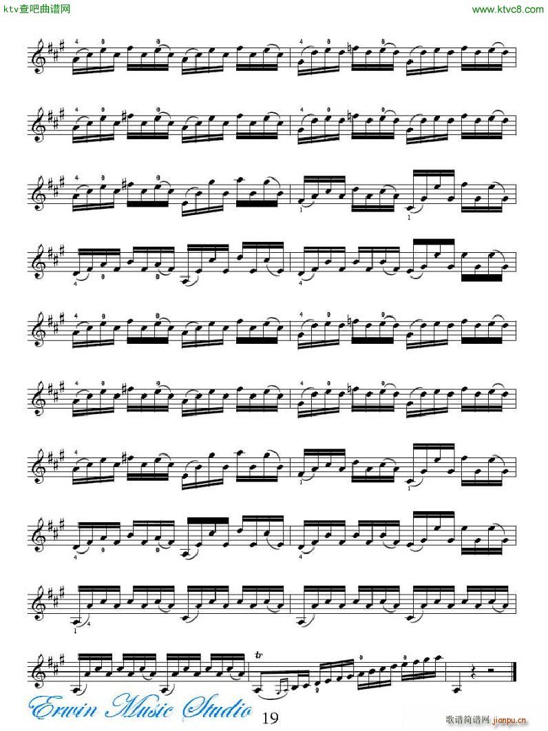 ���R�ɠ� 42�׾�����Rudolphe Kreutzer 42 Studies 01 12(ʮ�ּ�����)19