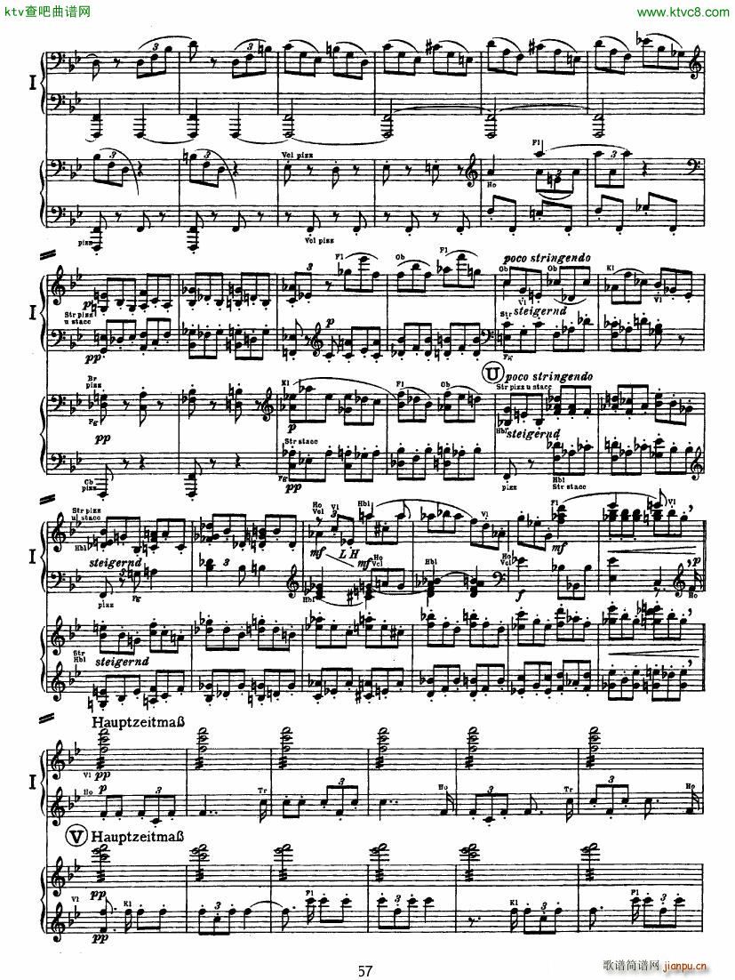 Bruckner Symphony No 4 4 hands arr ��(����V)6
