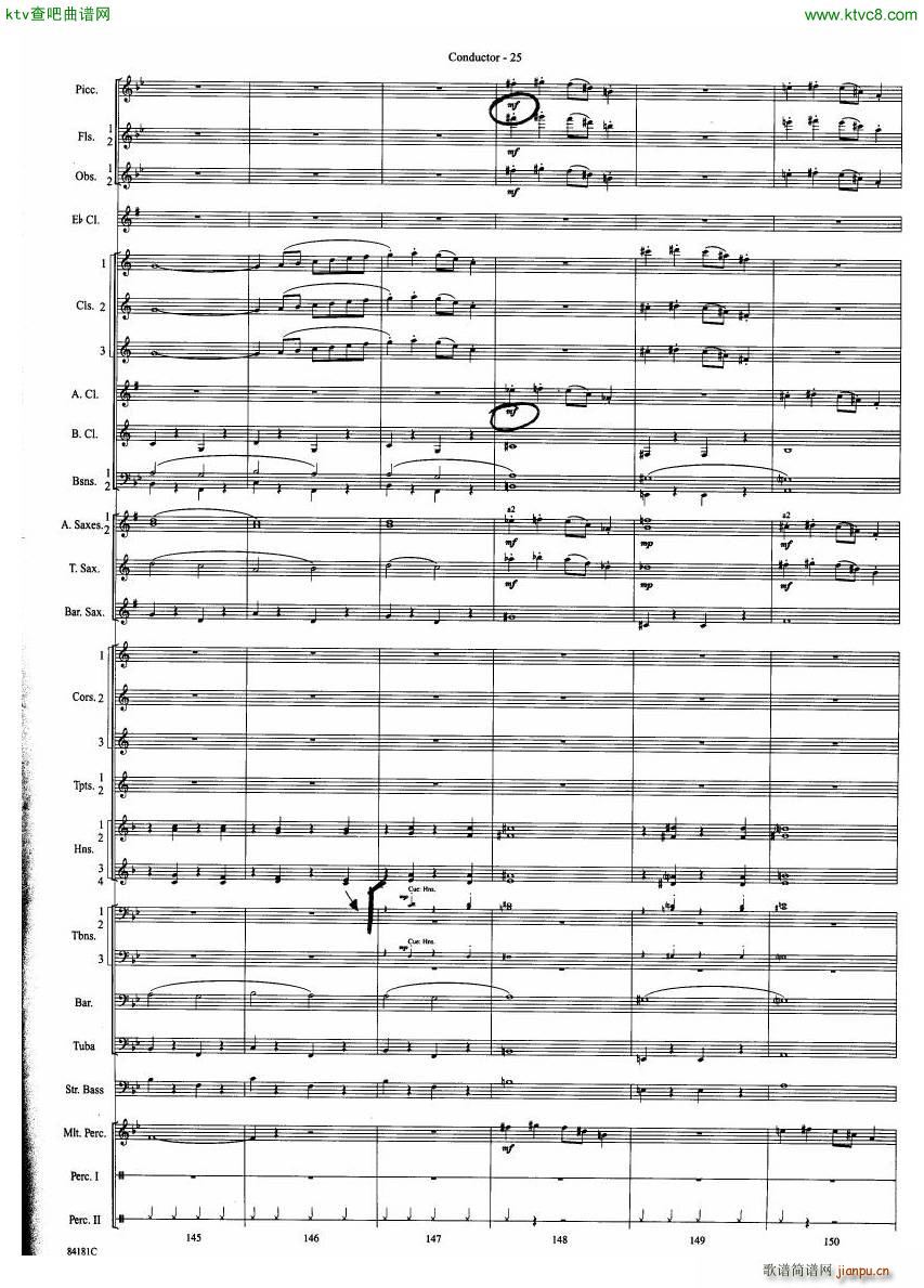 Anderson Sleigh Ride full score(����V)26