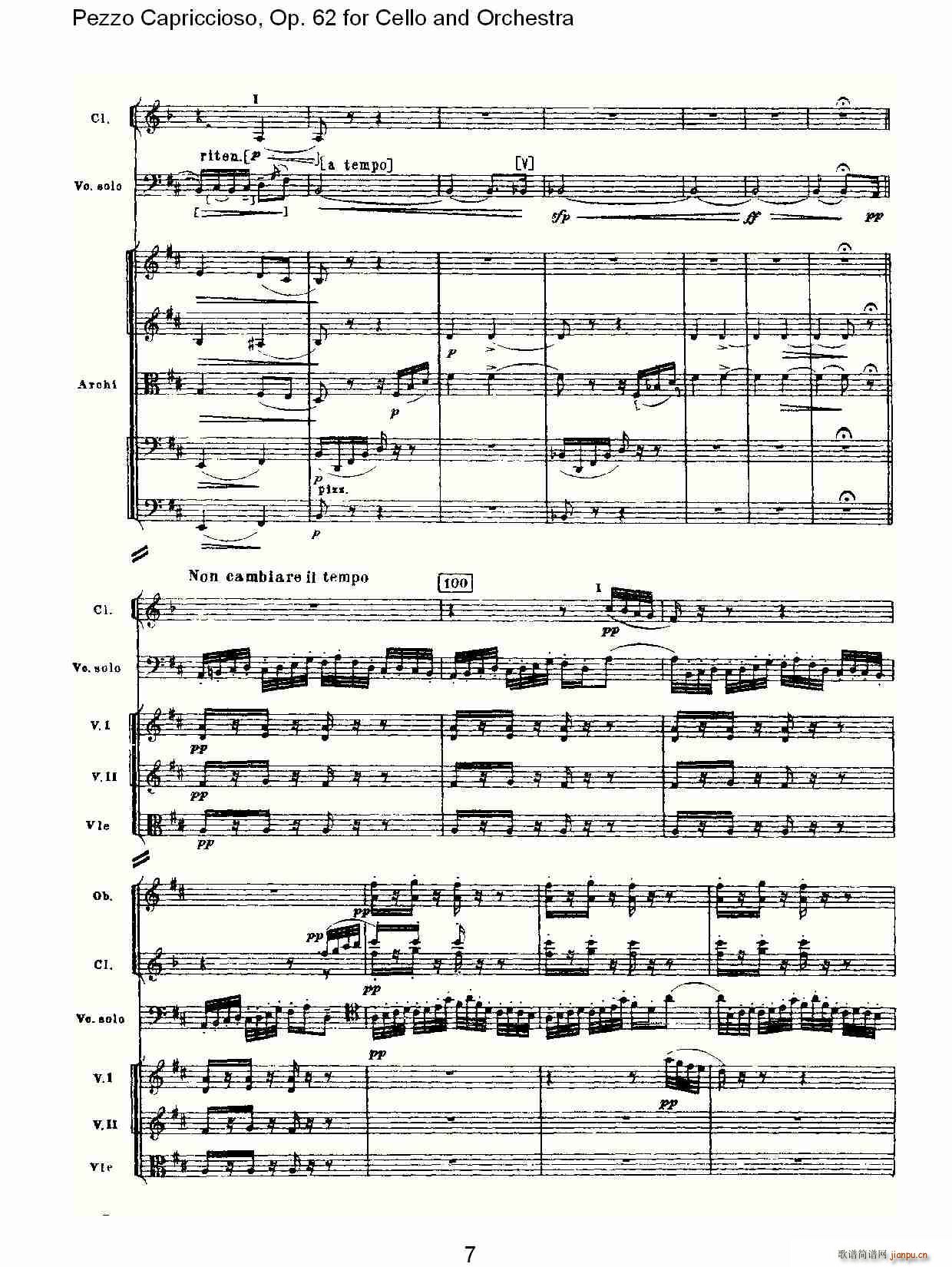 Pezzo Capriccioso, Op.62(�������V)7