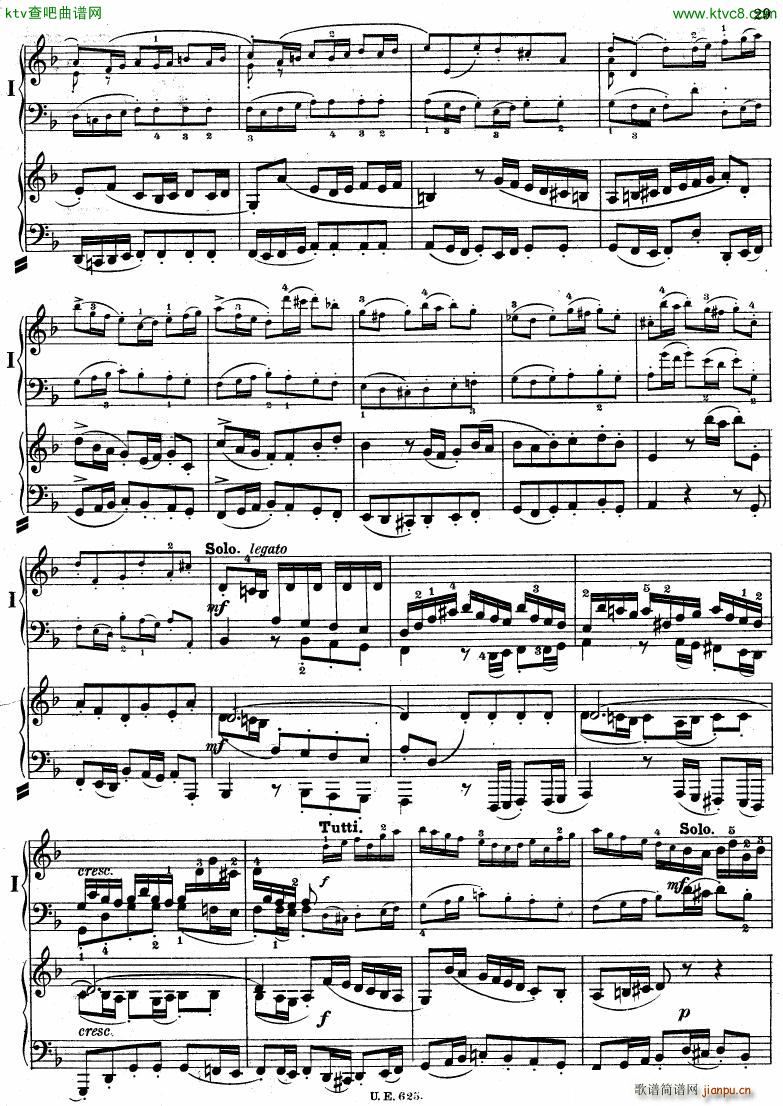 Bach JS BWV 1052 Keyboard Concerto in d ed R ntgen(����V)30